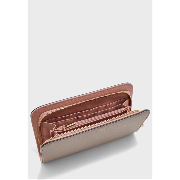 NWOT Aldo Silencer Purse - Beige/Light Pink - Picture 5 of 7